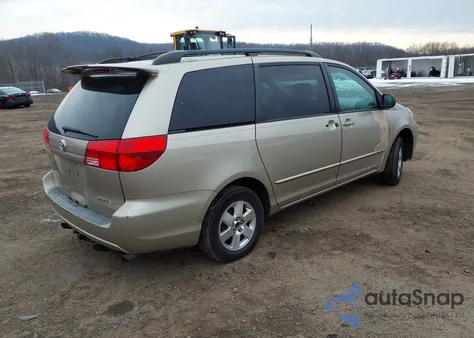 2004 Toyota Sienna Ce/Le z USA, uszkodzony, nr VIN 5TDZA23C34S100909